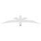 Ekena Millwork Davenport Architectural Grade PVC Gable Bracket, 72"W x 15"H x 2"D x 4"F, 5/12 Pitch GBP072X15X0204DAV00 - alternate 3